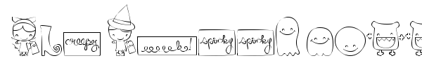 MTF Sweet Halloween Dings font preview